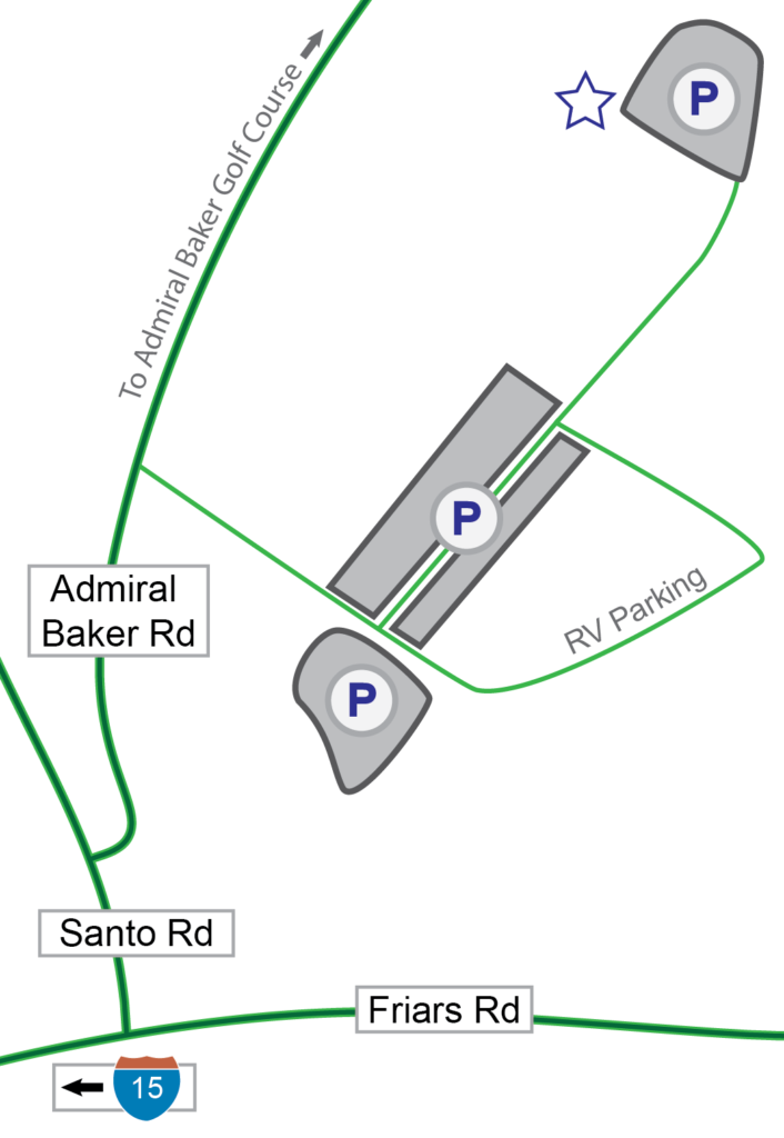 Admiral Baker Field map